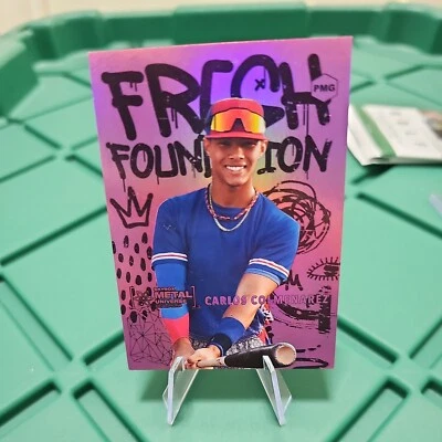 2021 SKY BOX CARLOS COLMENAREZ PINK PMG FRESH FOUNDATION /75 FF29 - Image 1 of 4