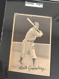 1939 Goudey Premiums R303-A Hank Greenberg- SGC Authentic - Picture 1 of 2