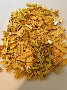 LEGO Surtido Ladrillos Amarillos a Granel LOTE Placas 1 Lbs 4 Ozs - Imagen 1 de 8
