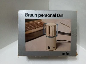 Braun FAN HL-70 1970s Designed by Reinhold Weiss Made in Japan Chocolate Brown - Picture 1 of 8