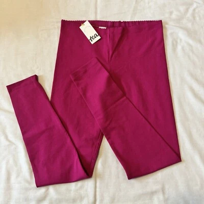 Nueva Colección TEA Niña’s 16 Ramo Rosa Leggings Ajustados Elastizados Escuela Vacaciones Foto 1 de 4