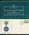 Australia: 1979 Year Of The Child First Day Cover Pnc, .925 Silver 25G Medal