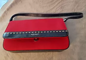 Kate Spade Vintage 1990's classic handbag. Red with black strap. - Picture 1 of 4