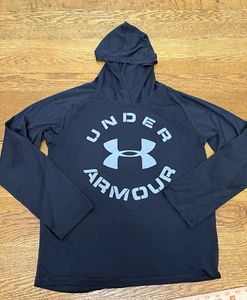 Under Armour, Heat-Gear, Youth Hoodie, Black, XL, Loose - Picture 1 of 6