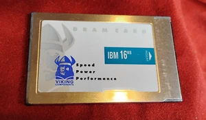Vintage PCMCIA DRAM Card IBM 16 MB Viking Components - Picture 1 of 3