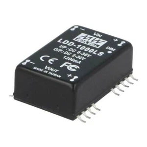 LDD-1000LS | Mean Well LDD-LS Step-Down 1000mA CC SMD DC LED Driver - Picture 1 of 1