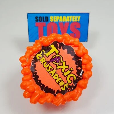 Vtg Toxic Crusaders Toxie SHIELD original 1991 Playmates orange weapon accessory - Image 1 of 4
