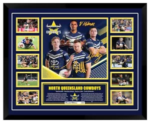 The North Queensland Cowboys NRL Superstars Signed Framed Memorabilia - Picture 1 of 3