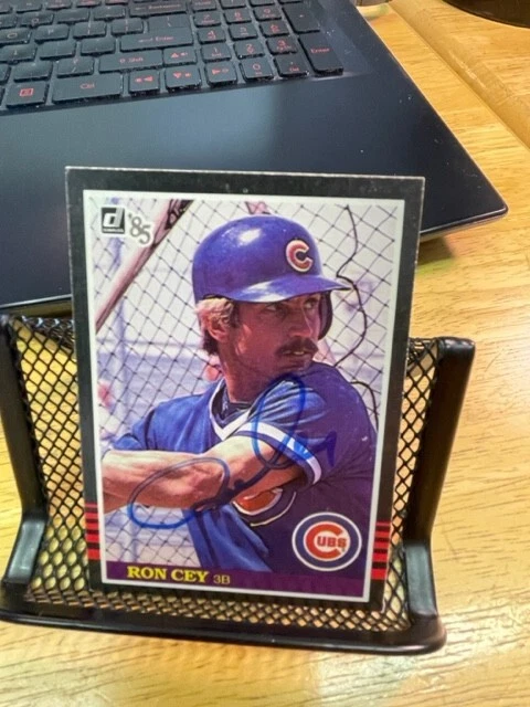 Ron Cey Autographed Signed 1985 Donruss Card Dodgers Chicago Cubs - Image 1 of 1