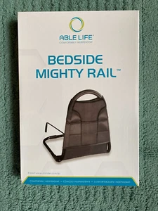 Able Life Bedside Mighty Rail - gepolsterte Stützstange mit Organizer-Tasche, schwarz - Bild 1 von 3