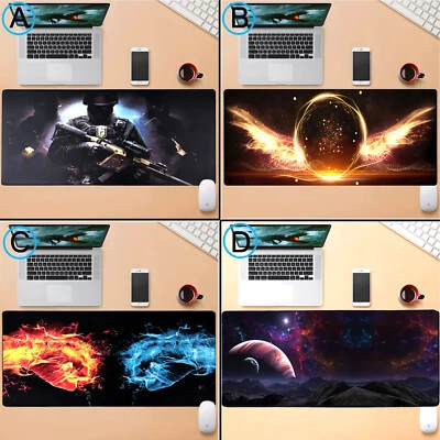Gaming-Mauspad XXL 900 x 400 mm Mousepad Anti-Rutsch-Matte PC Laptop DHL - Bild 1 von 4