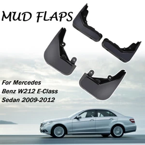 Mud Flaps For Mercedes-Benz W212 E-Class 09-13 Mudguards Splash Guards Mudflaps - Picture 1 of 9