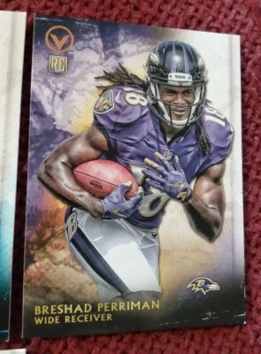 Breshad Perriman 2015 Topps Valor RC Baltimore Ravens 123 Soft & Hard Sleeved - Image 1 of 2