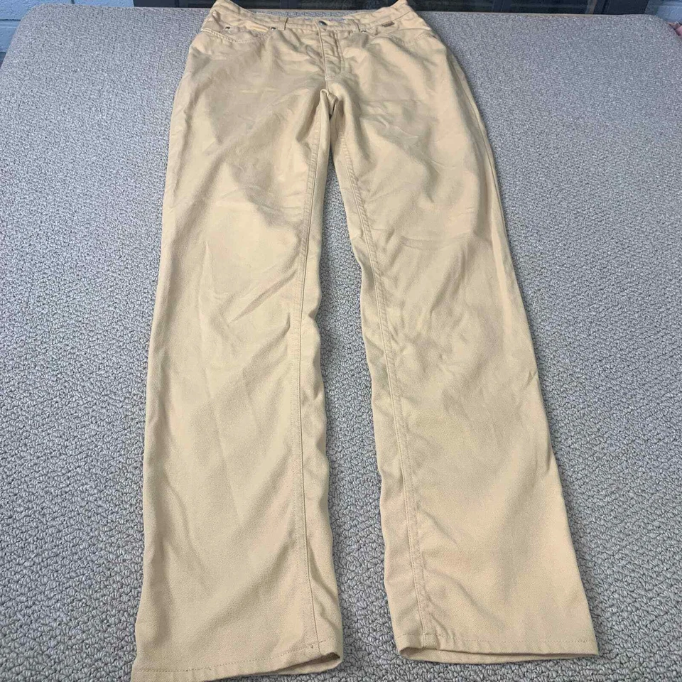 Pantalones de mezclilla Escada Sport para mujer talla 40 tostados bolsillos de pierna recta tiro alto Foto 1 de 4