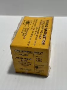 Hubbell HD Straight Blade Valise Plug 15A 125V (3) - Picture 1 of 8