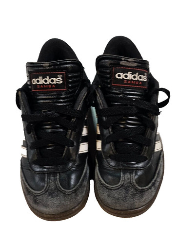 Adidas Samba classic core nero bianco fondo gomma sneakers bambino taglia 1 5
