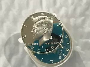Rollo de 20 monedas de prueba DCAM gema de medio dólar de plata Kennedy 2000-S  - Imagen 1 de 4