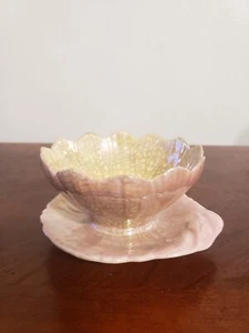 Royal Winton Grimwades Iridescent Lotus Blossom Pink & Yellow Dessert Bowl - Picture 1 of 12