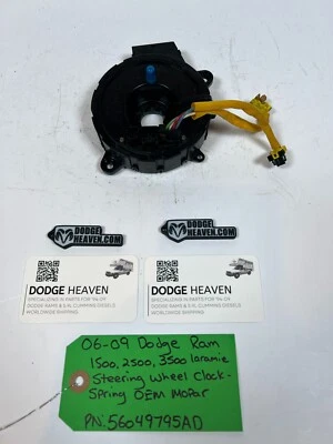 Reloj de volante OEM 2006-2009 Dodge Ram 1500 2500 3500 - resorte 56049795AD Foto 1 de 4