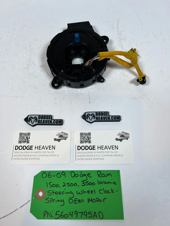 Reloj de volante OEM 2006-2009 Dodge Ram 1500 2500 3500 - resorte 56049795AD Foto 1 de 4