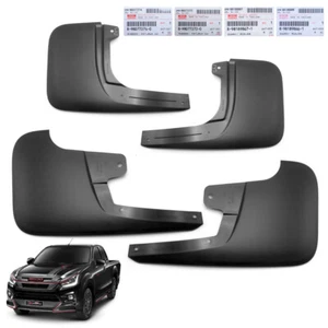 For Isuzu MU-X 4x2 4x4 SUV 2014 19 Set 4Pcs Front Rear Mud Flap Splash Guard - Picture 1 of 8