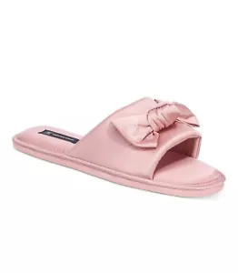 Inc International Concepts Women's Satin-Bow Slide Slippers Foxglove - Picture 1 of 5