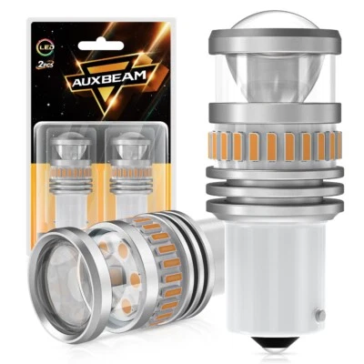 Bombillas de luz de señal de giro LED AUXBEAM 1156 ámbar para Honda Civic cupé 2016-2019 Foto 1 de 4