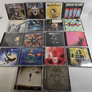 Emo Goth Rock Metal CD Bundle Lot 18 Albums Mixed Collection (1)