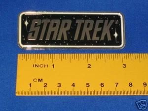 Star Trek Classic Series Logo Banner Pin Badge STPIN7900B - Picture 1 of 1