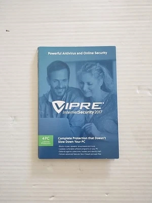 VIPRE Internet Security 2017 4 ПК пожизненная защита новые из старых запасов  - Изображение 1 из 4