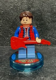 LEGO Dimensions Marty McFly Back To The Future W/ Tag Base 71201 w/Guitar