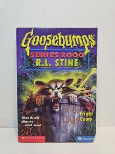 Goosebumps Series 2000 #8 Fright Camp, R.L Stine 1st Print 1998 Very Good - Foto 1 di 5