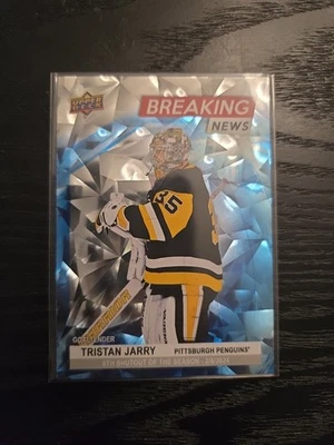 2024-25 Upper Deck Series 1 - BN-7 Tristan Jarry - Breaking News - Image 1 of 2