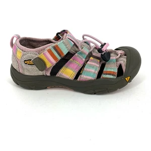Keen Kids 3 (EU35) Pink Rainbow Newport Water Sandal Closed Toe - Picture 1 of 9