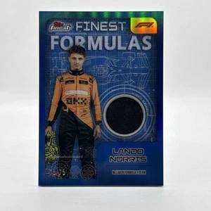 2024 Topps Finest F1 Lando Norris Finest Formulas Reliquia Azul/75 #FF-NOR - Imagen 1 de 2