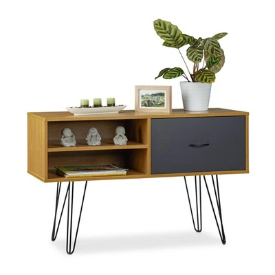 Sideboard Beistellschrank Konsolentisch Anrichte 100 cm Retro Design Vintage - Bild 1 von 4