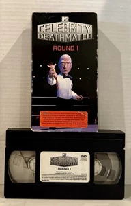 1999 MTV Celebrity Deathmatch Round 1 VHS Clinton vs Lewinsky-Jordan vs Rodman++ - Picture 1 of 9