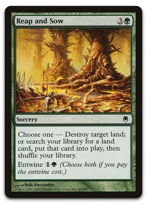 Reap and Sow #81 (LP) Darksteel DST Magic MTG - Image 1 of 2