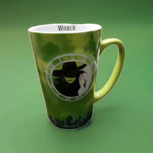  WICKED the Broadway Musical 2018 ONE SHORT DAY Embossed Coffee Mug Cup - Picture 1 of 4