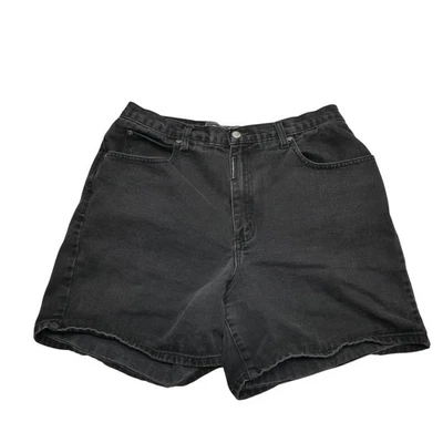 Pantalones Cortos De Colección Z. Cavaricci Para Hombre 34 Negros Denim 5 Bolsillos Tiro Alto Sueltos Años 90 Foto 1 de 4