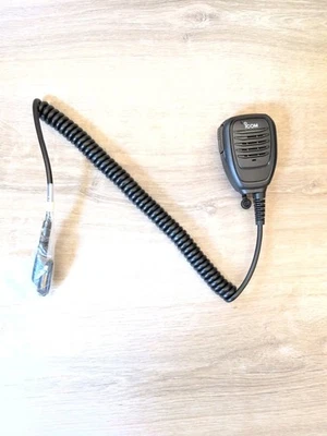 Icom IP68 Waterproof Speaker Microphone 14-Pin Connector HM222H HM-222H - Image 1 of 4