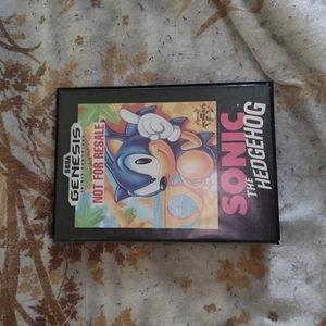 Sonic The Hedgehog Sega Genesis Complete - Picture 1 of 2