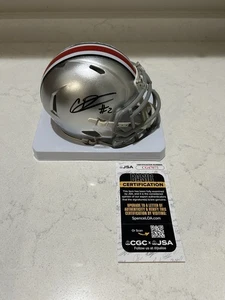 Caleb Downs Autographed Signed Ohio State Mini Helmet Riddell JSA Cert - Picture 1 of 3