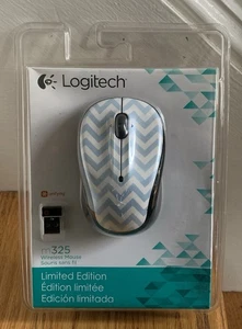 Logitech Zany Blue M325 Kabellose Maus mit USB-Empfänger Neu Versiegelt - Bild 1 von 4