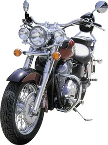 Paramotore Spaan acciaio cromato Ø 30mm specifico per Honda VT 400-750 Shadow - Picture 1 of 2