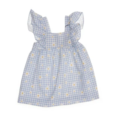 Zara, Kleid, Größe: 86, Blau/Weiß/Mehrfarbig, Baumwolle/Polyester, Mädchen #BNN - Bild 1 von 4