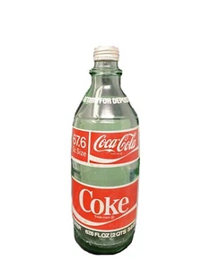 1970s Coca-Cola 2 liter green glass bottle - Picture 1 of 5
