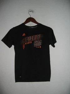 San Francisco Giants Boys T shirt Buster Posey Adidas Size Medium 10/12 - Picture 1 of 2