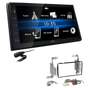 JVC 2 DIN Digital Autoradio Bluetooth USB für Nissan Juke 2010-2014 in schwarz - Bild 1 von 5