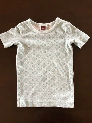 Tea Collection girls 5 short sleeve multi color pajama top - Image 1 of 4